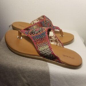 The Sak Shana Sandal in Sunset Stripe Size 8